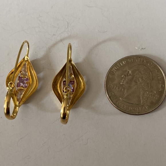 18 kt. Italian gold earrings - Picture 2 of 4